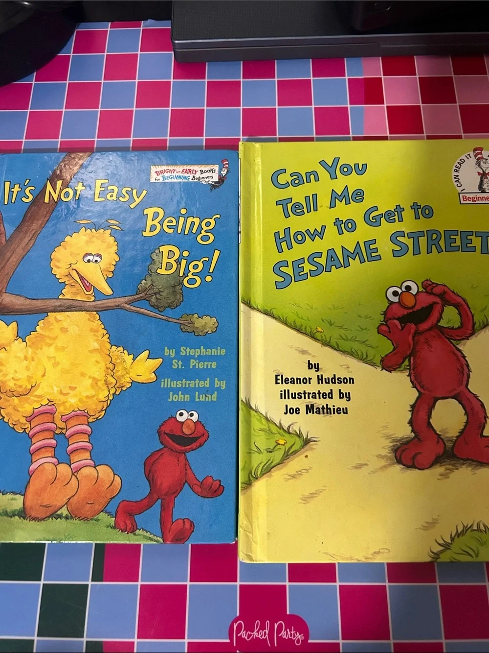 Sesame Street Elmo and Big Bird Beginner Books